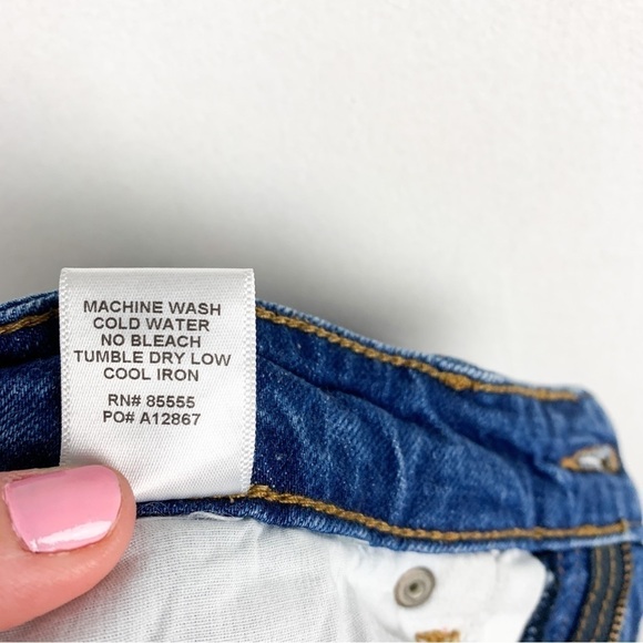 Pistola Winston High Rise Distressed Cutoff Denim Shorts Sz 28 - Picture 10 of 13